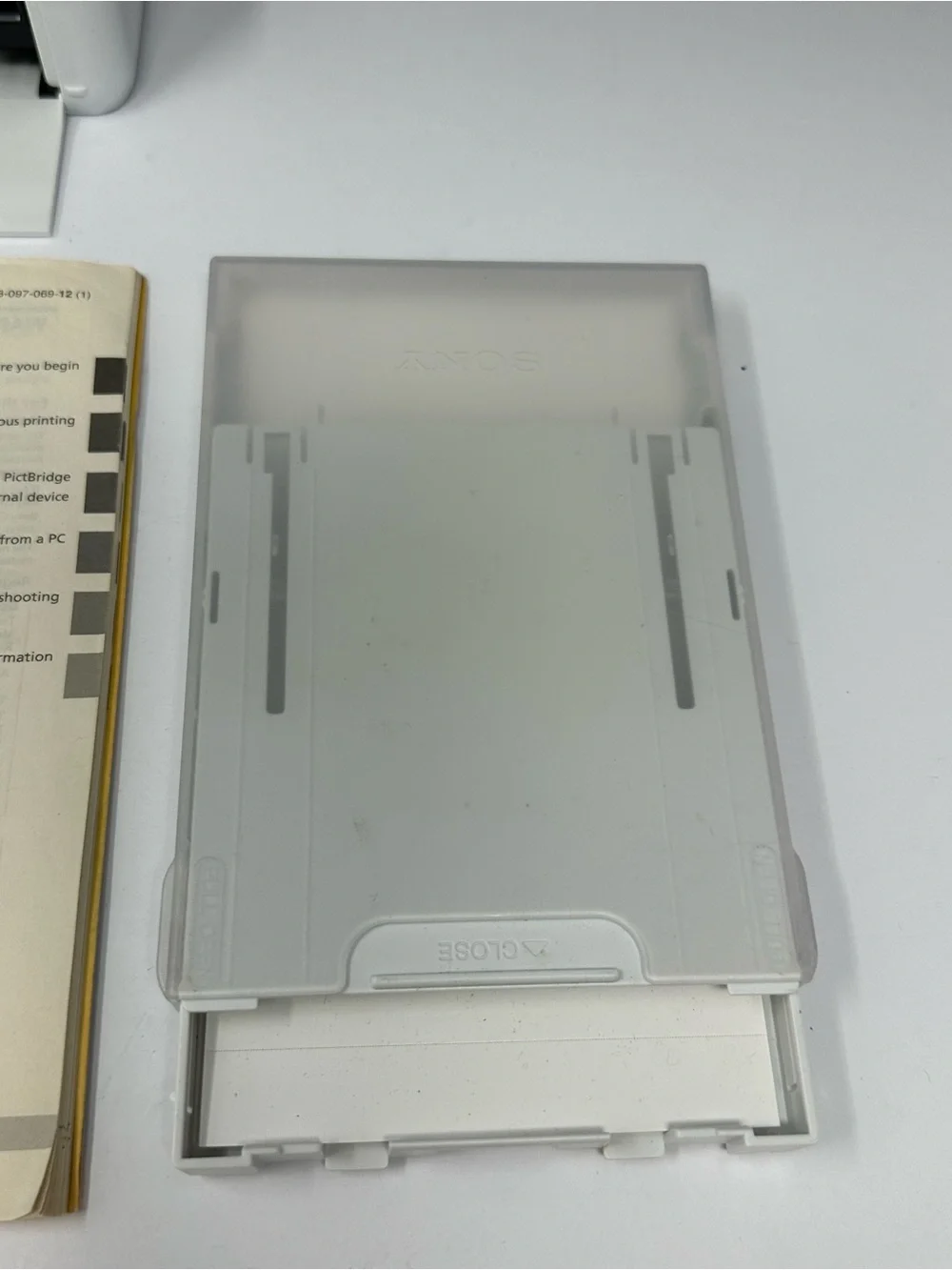 Sony DPP-FP90 Digital Picture Station W/ Paper Tray, Manual, and Disk White O0